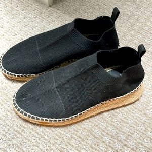 Alexander Wang black knit espadrille sneakers - good condition !